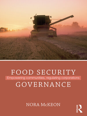 cover image of Food Security Governance